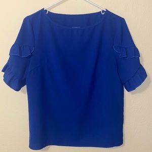 Duke blue formal blouse